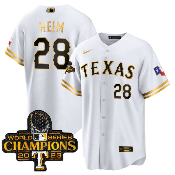 Men's Texas Rangers 2023 World Series Champions Cool Base Jersey - All Stitched - Image 16