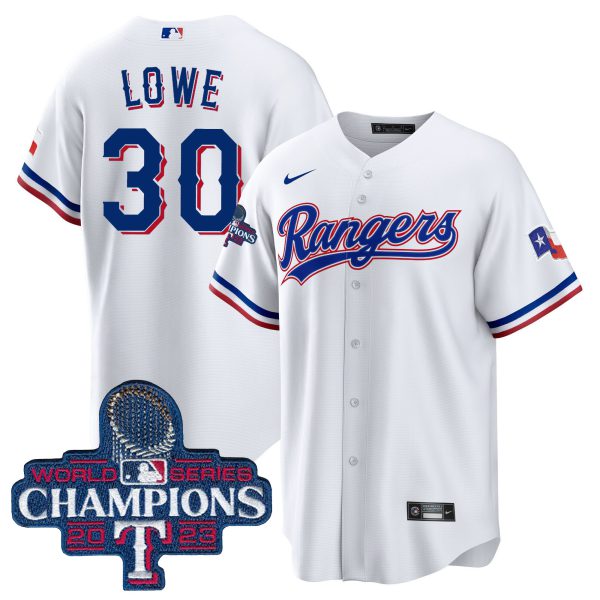 Men's Texas Rangers 2023 World Series Champions Cool Base Jersey - All Stitched - Image 21