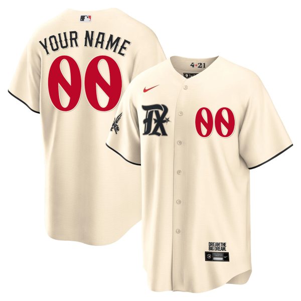 Texas Rangers 2023 City Connect Collection Custom Jersey - All Stitched - Image 2