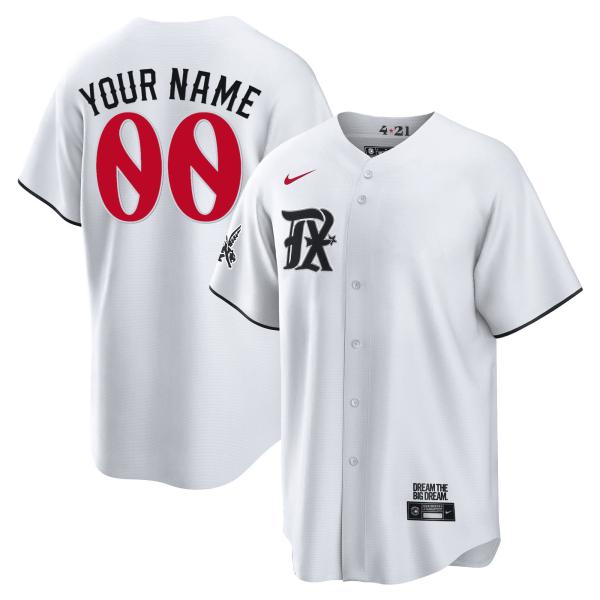 Texas Rangers 2023 City Connect Collection Custom Jersey - All Stitched - Image 4