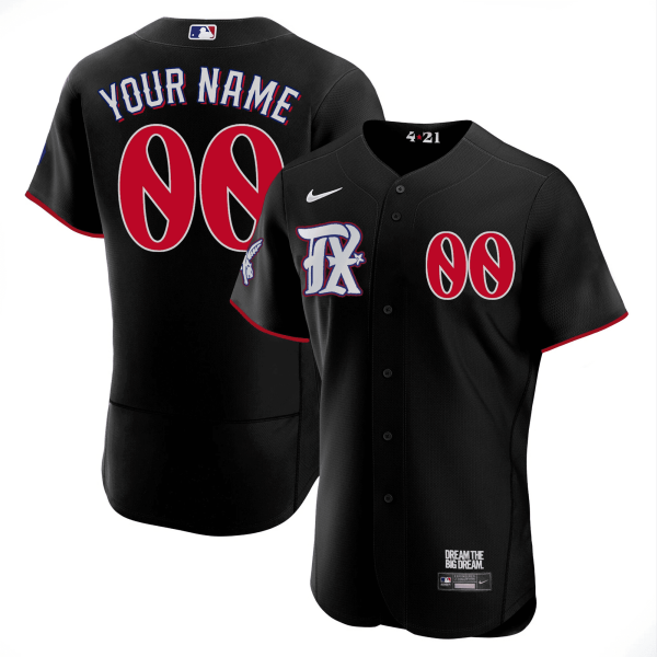 Texas Rangers 2023 City Connect Collection Custom Jersey - All Stitched - Image 7