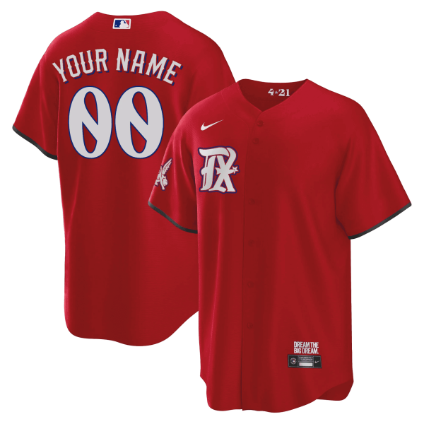 Texas Rangers 2023 City Connect Collection Custom Jersey - All Stitched - Image 10