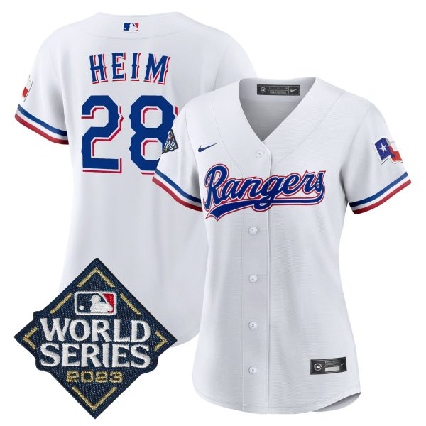 Women's Texas Rangers 2023 World Series Baseball Jersey - All Stitched - Image 26