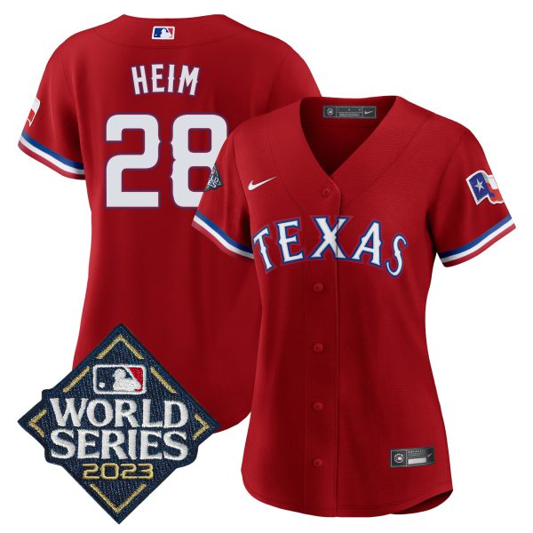 Women's Texas Rangers 2023 World Series Baseball Jersey - All Stitched - Image 35