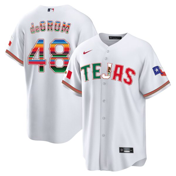 Men's Texas Rangers Mexico Flag Jersey - All Stitched - Image 20