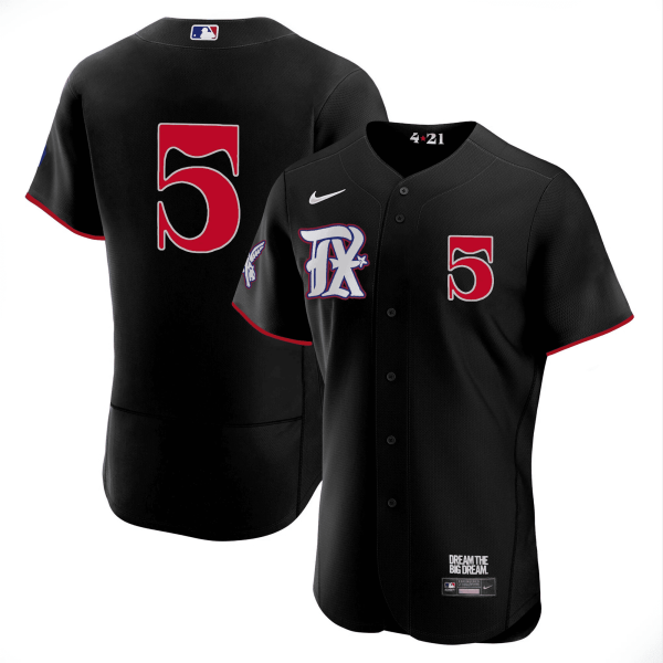 Men's Texas Rangers 2023 City Connect Collection V4 Jersey - All Stitched - Image 2