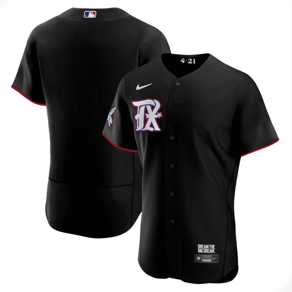 Men's Texas Rangers 2023 City Connect Collection V4 Jersey - All Stitched - Image 7