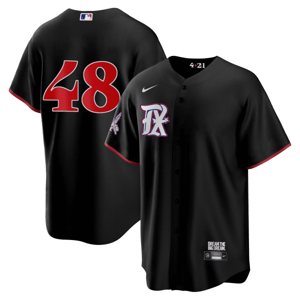 Men's Texas Rangers 2023 City Connect Collection V4 Jersey - All Stitched - Image 8