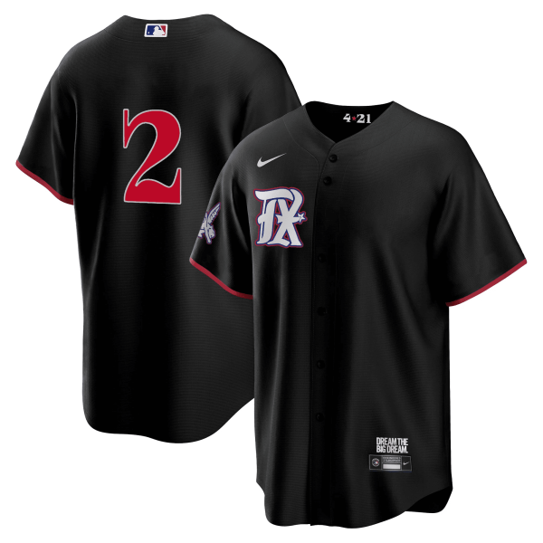 Men's Texas Rangers 2023 City Connect Collection V4 Jersey - All Stitched - Image 10