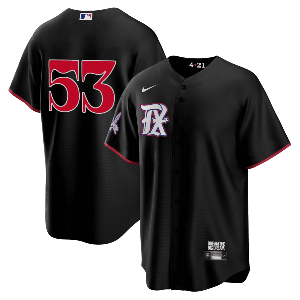 Men's Texas Rangers 2023 City Connect Collection V4 Jersey - All Stitched - Image 13