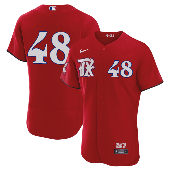 Men's Texas Rangers 2023 City Connect Collection V4 Jersey - All Stitched - Image 15