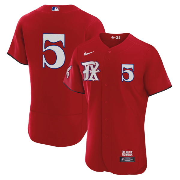 Men's Texas Rangers 2023 City Connect Collection V4 Jersey - All Stitched - Image 16