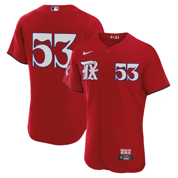 Men's Texas Rangers 2023 City Connect Collection V4 Jersey - All Stitched - Image 20