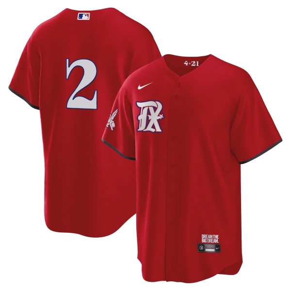 Men's Texas Rangers 2023 City Connect Collection V4 Jersey - All Stitched - Image 24