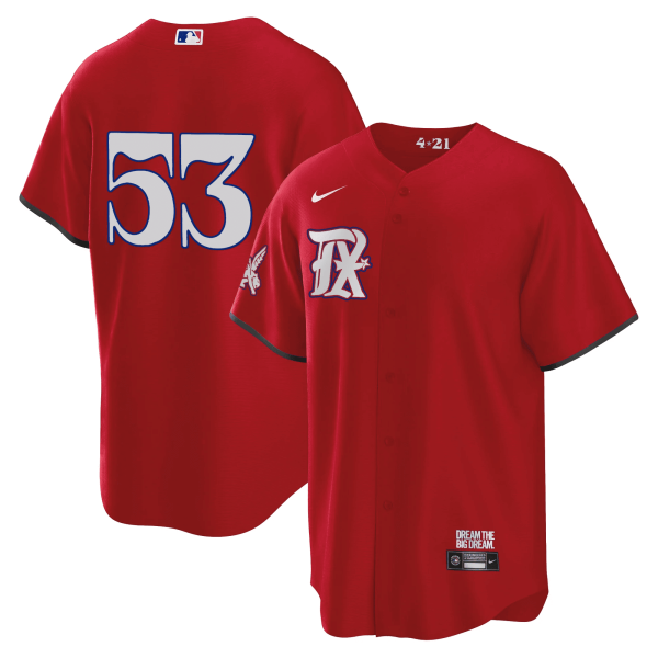 Men's Texas Rangers 2023 City Connect Collection V4 Jersey - All Stitched - Image 27