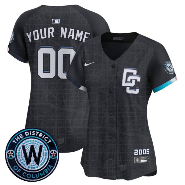 Washington Nationals 2025 City Connect Vapor Premier Limited Custom Jersey - Stitched - Image 7