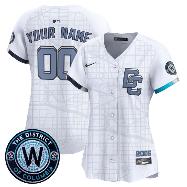 Washington Nationals 2025 City Connect Vapor Premier Limited Custom Jersey - Stitched - Image 8