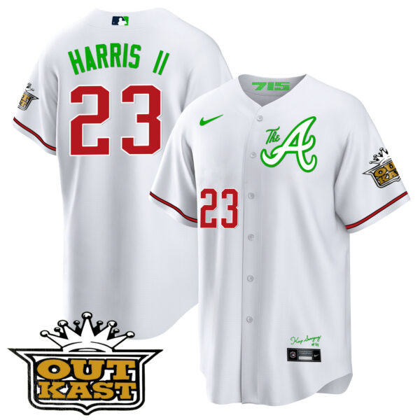 Youth's Atlanta Braves Atliens The A Cool Base Jersey - All Stitched - Image 33