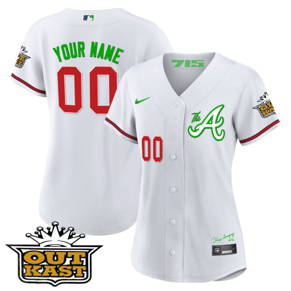 Atlanta Braves Atliens The A Baseball Custom Jersey - All Stitched - Image 12