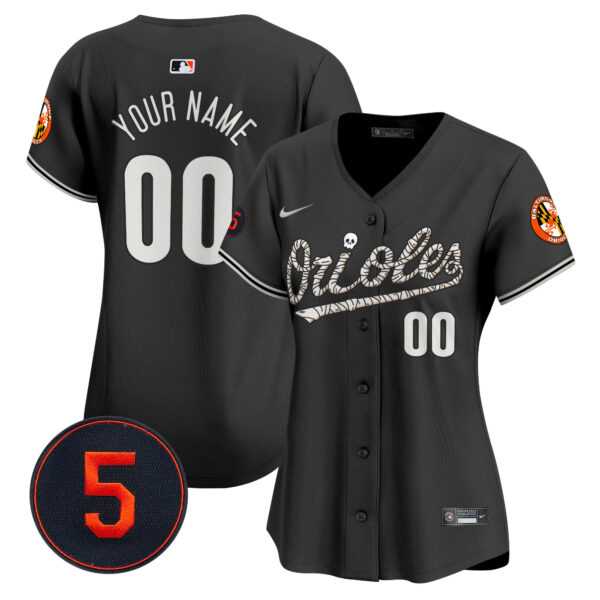 Baltimore Orioles Halloween Vapor Premier Limited Custom Jersey - All Stitched - Image 7