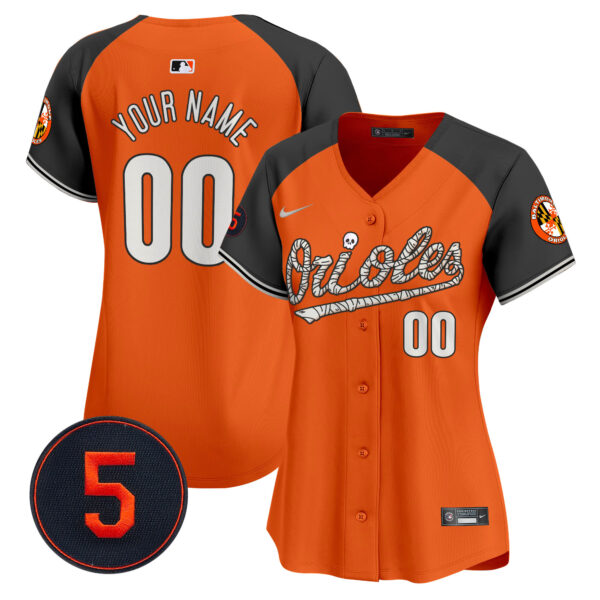 Baltimore Orioles Halloween Vapor Premier Limited Custom Jersey - All Stitched - Image 10
