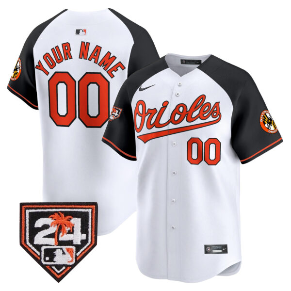 Orioles 2024 Spring Training Patch Vapor Premier Limited Custom Jersey - All Stitched - Image 6