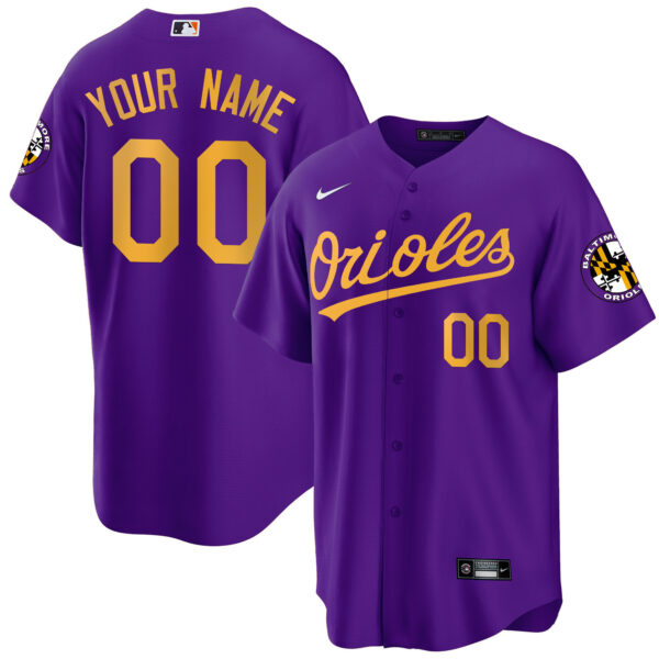 Baltimore Orioles 2023 Special Gold Cool Custom Jersey – All Stitched - Image 5