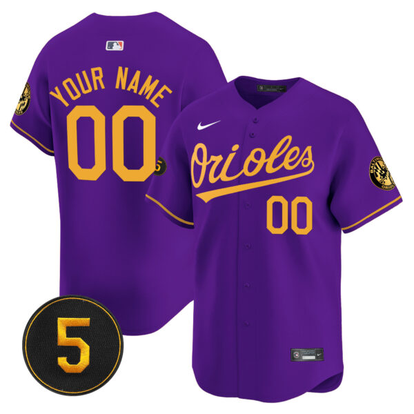Baltimore Orioles Robinson Patch Vapor Premier Limited Custom Jersey – All Stitched - Image 4