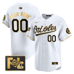 Baltimore Orioles 2025 Spring Training Patch Vapor Premier Limited Custom Jersey - All Stitched