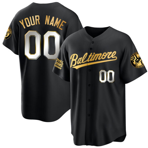 Baltimore Orioles 2023 Gold Cool Custom Jersey – All Stitched - Image 2