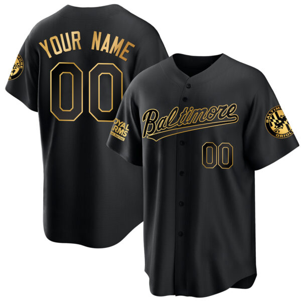 Baltimore Orioles 2023 Gold Cool Custom Jersey – All Stitched - Image 3