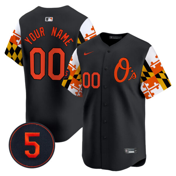 Baltimore Orioles Robinson Patch Vapor Premier Limited Custom Jersey V5 - All Stitched - Image 3