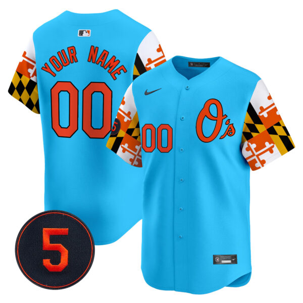 Baltimore Orioles Robinson Patch Vapor Premier Limited Custom Jersey V5 - All Stitched - Image 5