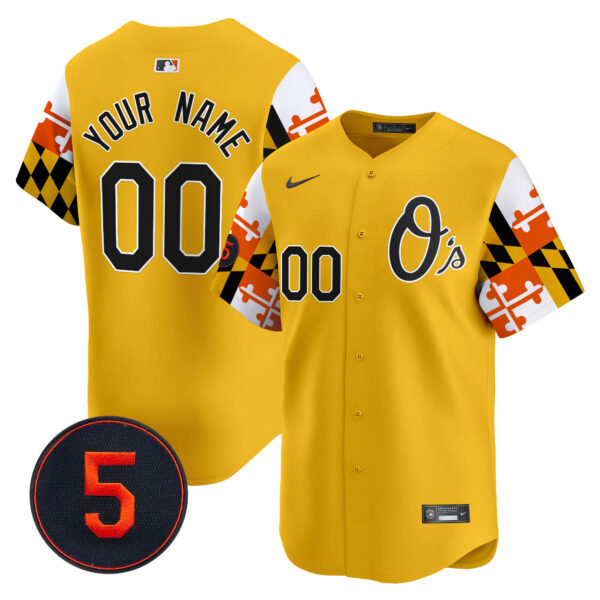 Baltimore Orioles Robinson Patch Vapor Premier Limited Custom Jersey V5 - All Stitched - Image 6