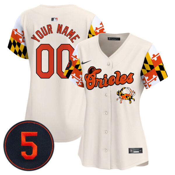 Baltimore Orioles Robinson Patch Vapor Premier Limited Custom Jersey V7 - All Stitched - Image 7