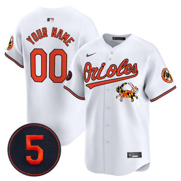 Baltimore Orioles Robinson Patch Vapor Premier Limited Custom Jersey V9 - All Stitched - Image 2