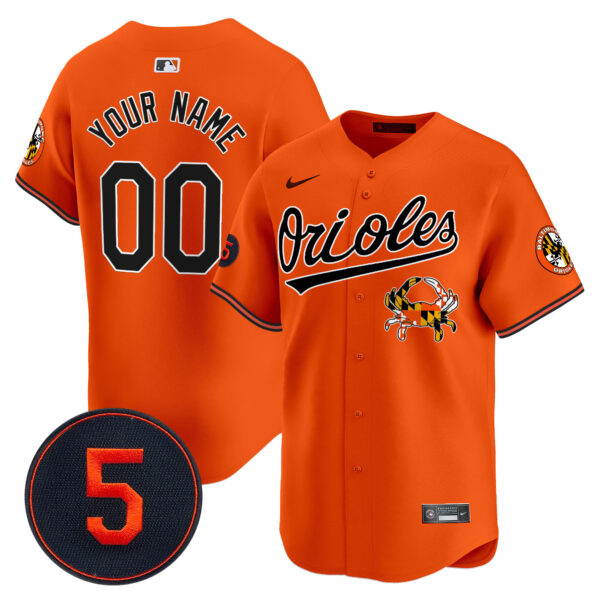 Baltimore Orioles Robinson Patch Vapor Premier Limited Custom Jersey V9 - All Stitched - Image 4