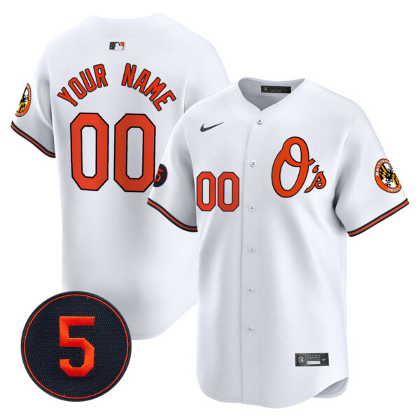Baltimore Orioles Robinson Patch Vapor Premier Limited Custom Jersey V4 - All Stitched - Image 2