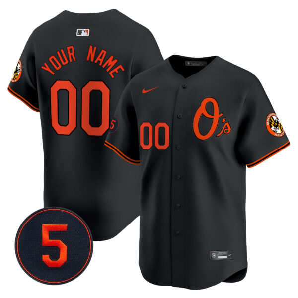 Baltimore Orioles Robinson Patch Vapor Premier Limited Custom Jersey V4 - All Stitched - Image 3
