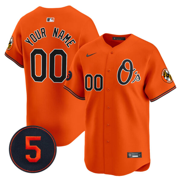 Baltimore Orioles Robinson Patch Vapor Premier Limited Custom Jersey V4 - All Stitched - Image 4