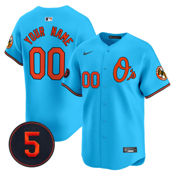 Baltimore Orioles Robinson Patch Vapor Premier Limited Custom Jersey V4 - All Stitched - Image 5