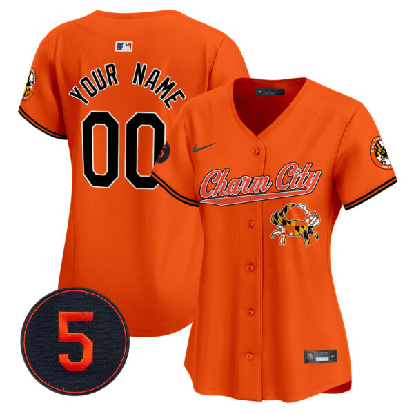Baltimore Orioles Robinson Patch Vapor Premier Limited Custom Jersey V8 - Stitched - Image 9