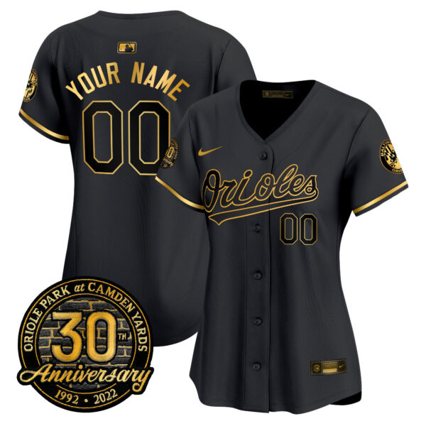 Orioles Camden Yards 30th Anniversary Patch Vapor Premier Limited Custom Jersey – All Stitched - Image 9