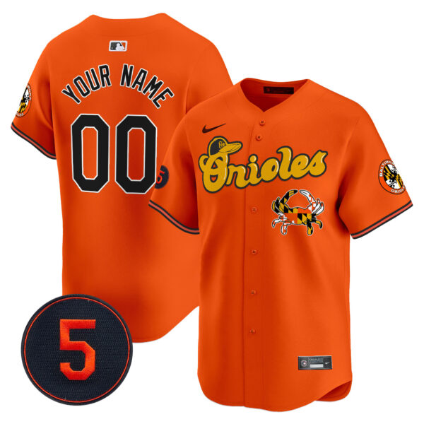 Baltimore Orioles Robinson Patch Vapor Premier Limited Custom Jersey V6 - All Stitched - Image 4