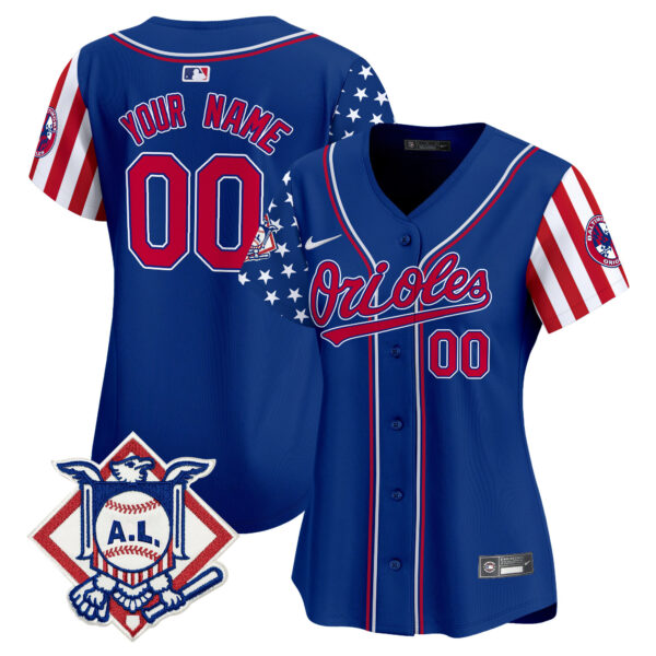 Baltimore Orioles 2024 Fourth of July Vapor Premier Limited Custom Jersey - All Stitched - Image 7