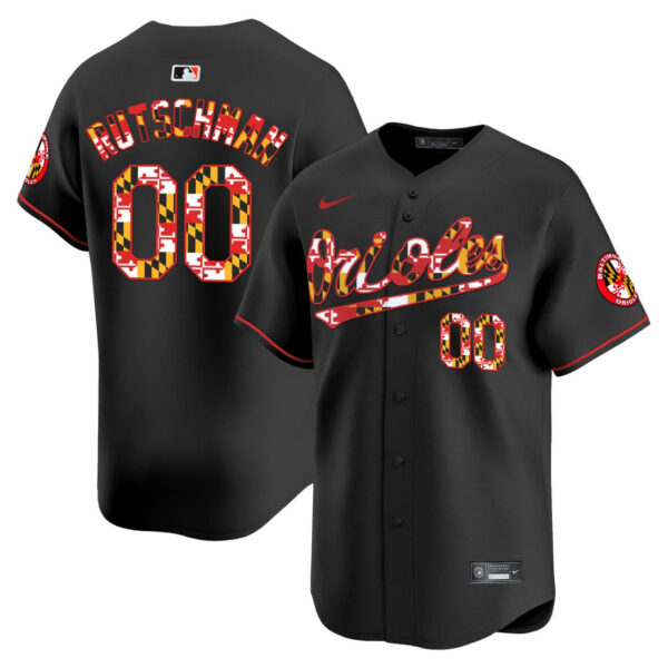 Baltimore Orioles Black Custom Jersey - All Stitched - Image 4