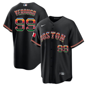 Alex Verdugo Boston Red Sox Mexico Hispanic Jersey - All Stitched