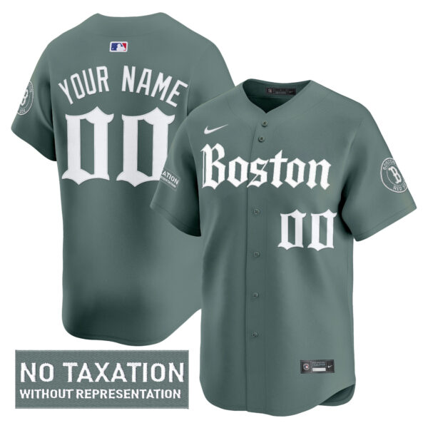 Boston Red Sox 'Retro Newspaper Edition' Vapor Premier Limited Custom Jersey - All Stitched - Image 4