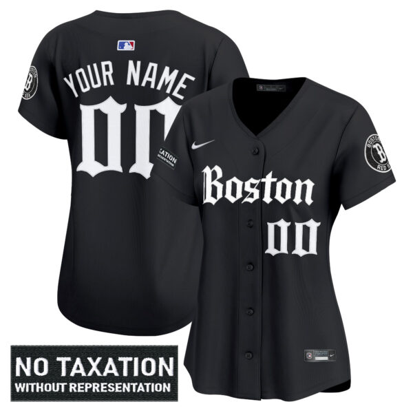 Boston Red Sox 'Retro Newspaper Edition' Vapor Premier Limited Custom Jersey - All Stitched - Image 5