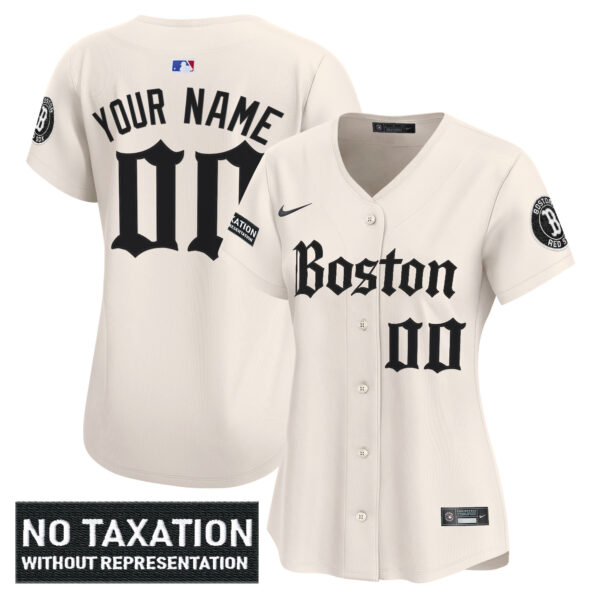 Boston Red Sox 'Retro Newspaper Edition' Vapor Premier Limited Custom Jersey - All Stitched - Image 6